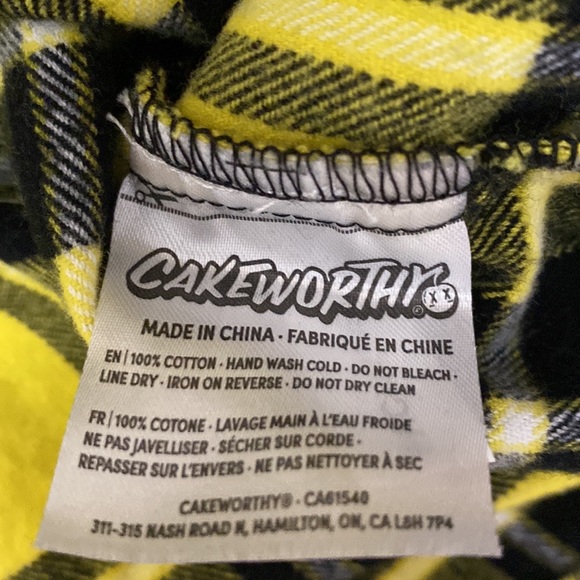 Cakeworthy Harry Potter Hufflepuff Embroidered Flannel Shirt - Picture 7 of 10